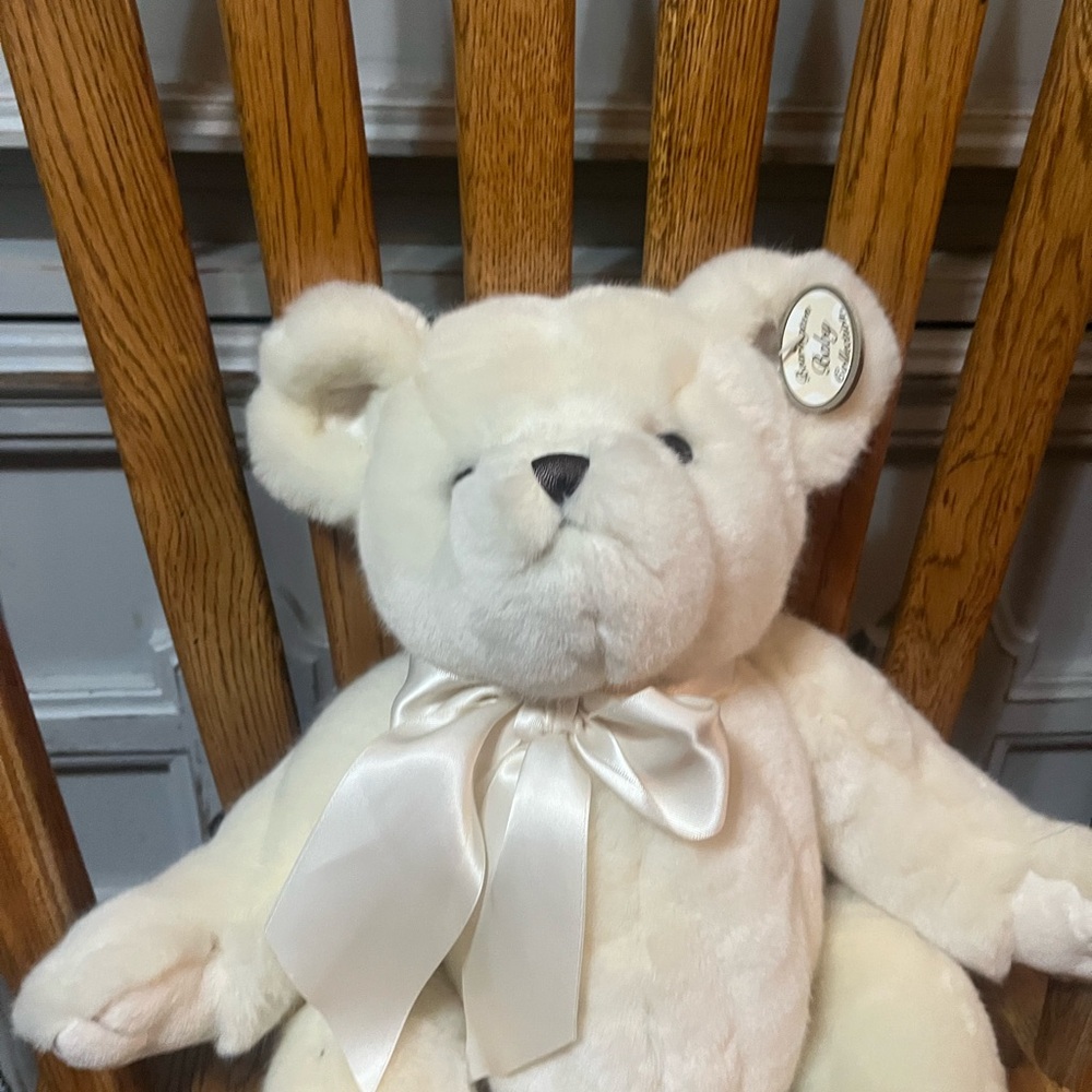 Bearington Baby Collection Cream Plush Bear- size 15.5 🧸🐻 - Picture 6 of 7